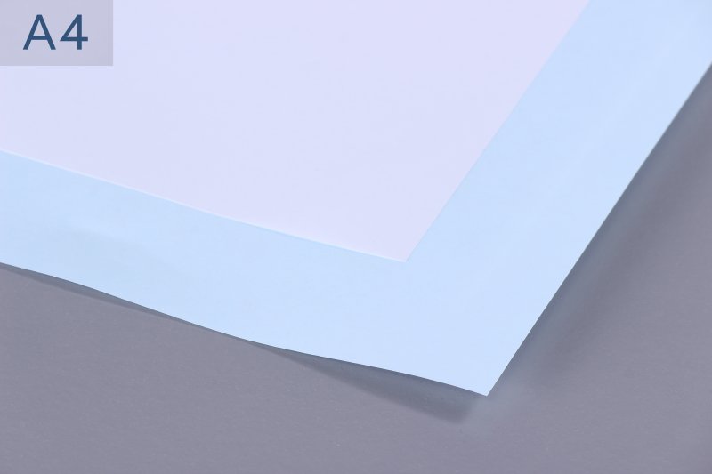 oneSign 2-fach S�tze � A4 � CB wei�|CF blau � 80g