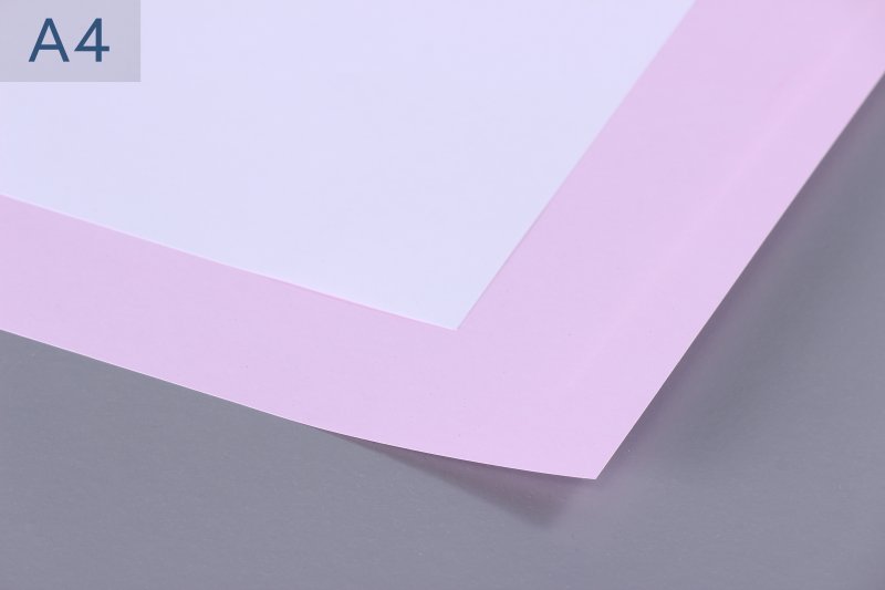 oneSign 2-fach S�tze � A4 � CB wei�|CF rosa � 80g