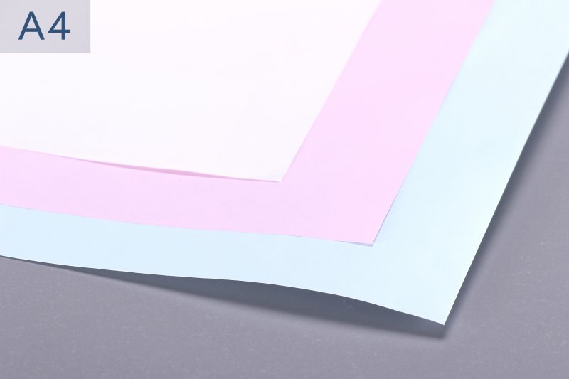 oneSign 3-fach S�tze � A4 � wei�|rosa|blau � 82g