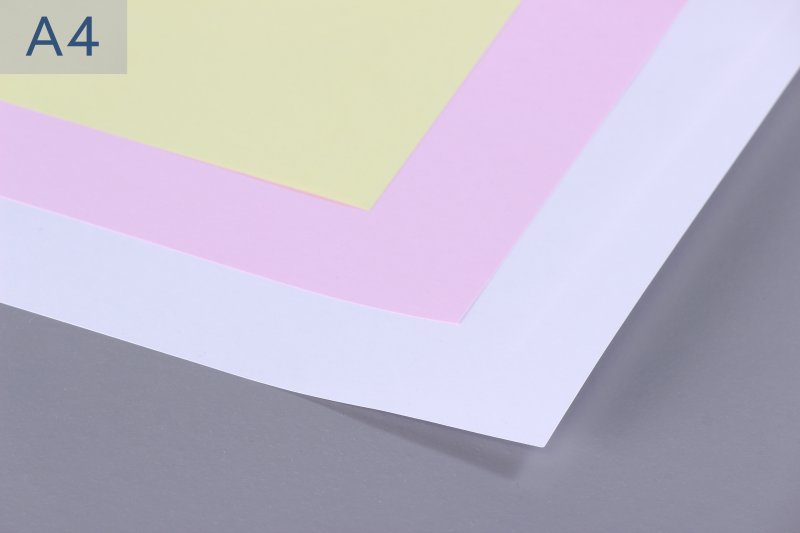 oneSign 3-fach S�tze � A4 �  gelb|rosa|wei� � 80g