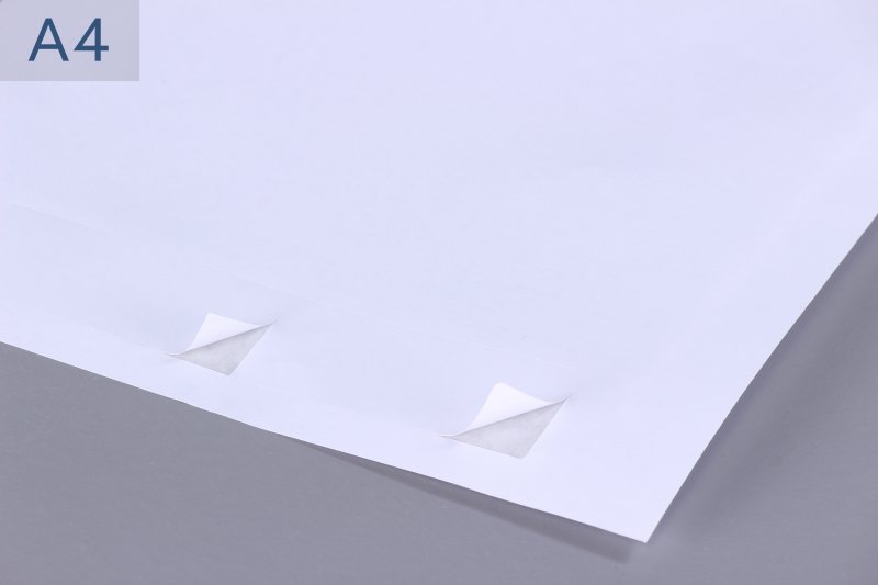oneSign Einzelbl�tter �A4 �CB weiߕ80g �mit 2 Etiketten