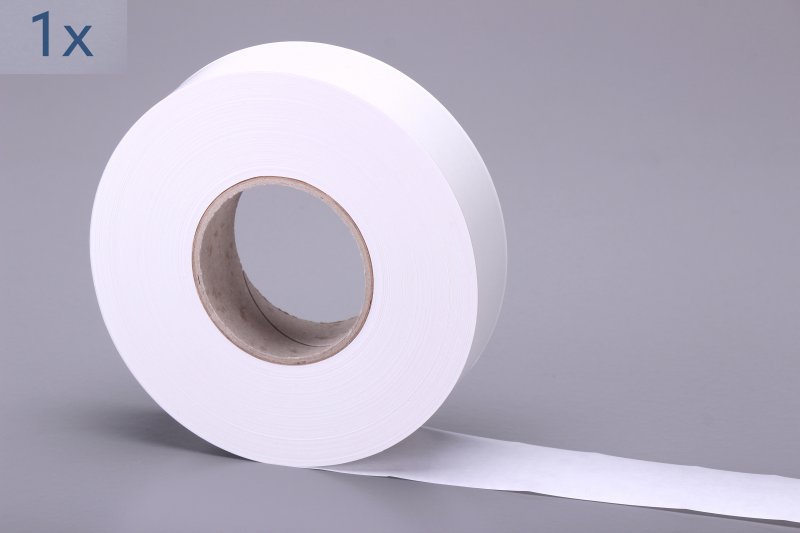 Nassklebeband/Etiketten aus Normalpapier. Wasserl�slich
