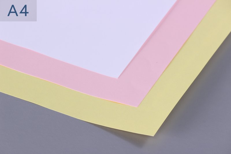 3-fach S�tze � A4 � CB wei�|CFB rosa|CF gelb � 80g � 501 Blatt