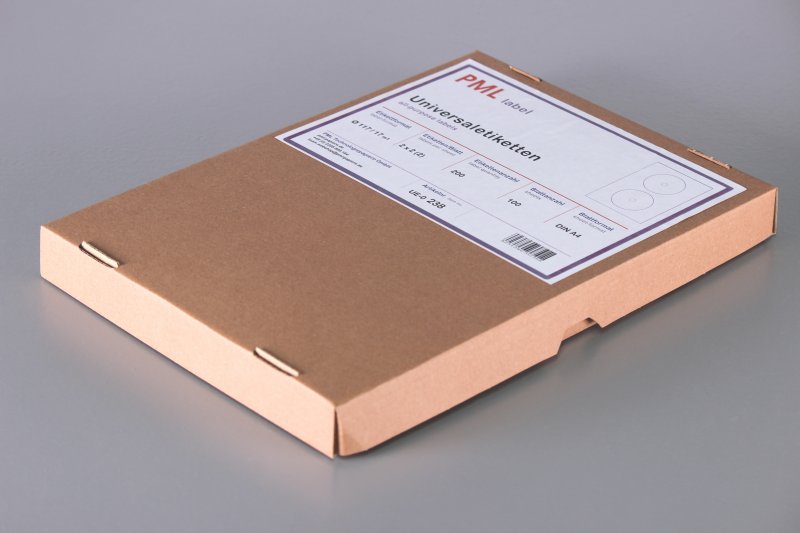 Universaletiketten  � � 117/17 � 2 Etiketten / Blatt \(1x2\) � 200 Etiketten � 100 Blatt